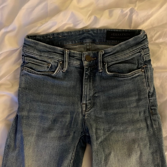 All Saint Grace Jeans size 25 - lightly worn - Picture 2 of 6